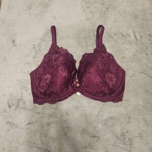 Gossard 11117 Women's Gypsy Fuchsia Pink Underwired High Apex Plunge Bra 32DDD/F